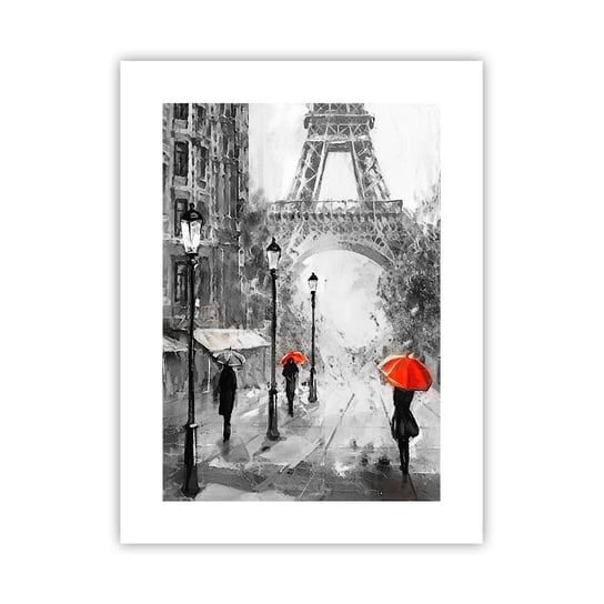 Obraz - Plakat - Wszystkie drogi prowadzą do niej - 30x40cm - Miasto Paryż Wieża Eiffla - Foto Plakaty na ścianę bez ramy - Plakat do Salonu Sypialni ARTTOR ARTTOR