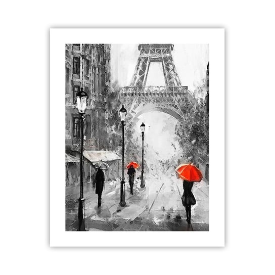 Obraz - Plakat - Wszystkie drogi prowadzą do niej - 40x50cm - Miasto Paryż Wieża Eiffla - Foto Plakaty bez ramy do Salonu Sypialni ARTTOR ARTTOR