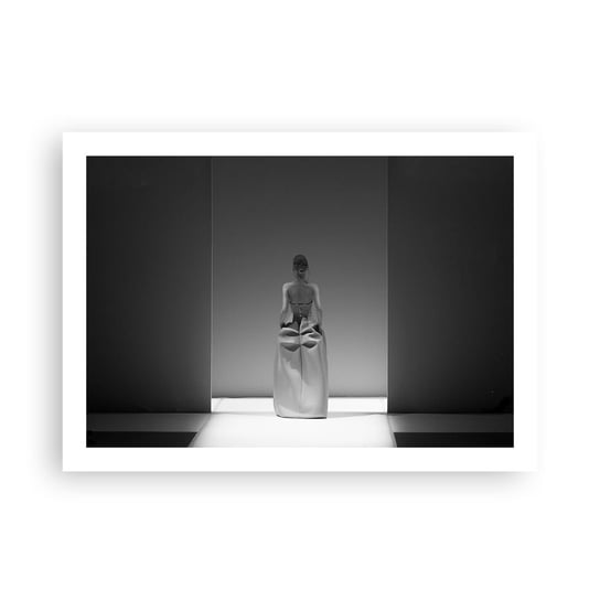Obraz - Plakat - Wyrafinowana prostota - 70x50cm - Moda Kobieta Suknia - Nowoczesny modny obraz Plakat bez ramy do Salonu Sypialni ARTTOR ARTTOR
