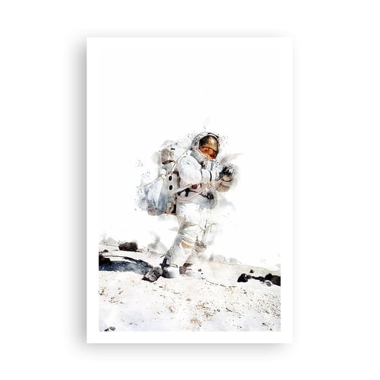 Obraz - Plakat - Wysłannik Ziemi - 61x91cm - Astronauta Kosmos Nasa - Foto Plakaty na ścianę bez ramy - Plakat do Salonu Sypialni ARTTOR ARTTOR