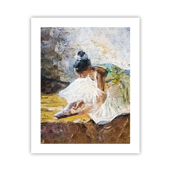 Obraz - Plakat - Z obrazu Degasa - 40x50cm - Baletnica Taniec Balet - Foto Plakaty bez ramy do Salonu Sypialni ARTTOR ARTTOR