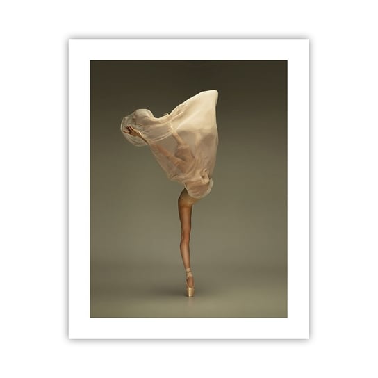 Obraz - Plakat - Zaraz wzleci - 40x50cm - Baletnica Taniec Balet - Foto Plakaty bez ramy do Salonu Sypialni ARTTOR ARTTOR