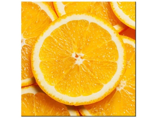 Obraz Plasterki pomarańczy, 30x30 cm Oobrazy