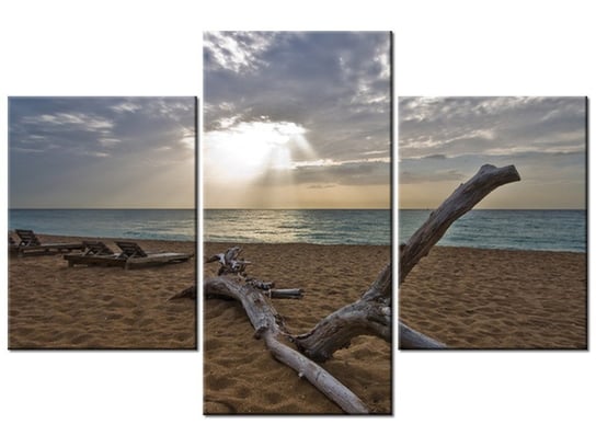 Obraz Plaża - Benson Kua, 3 elementy, 90x60 cm Oobrazy