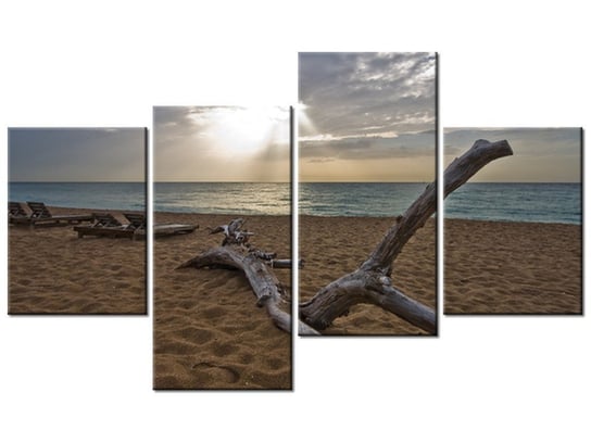 Obraz Plaża - Benson Kua, 4 elementy, 120x70 cm Oobrazy