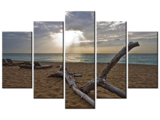 Obraz Plaża - Benson Kua, 5 elementów, 100x63 cm Oobrazy