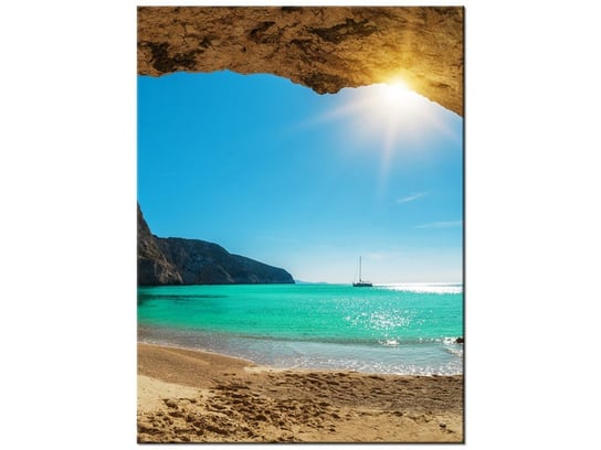 Obraz Plaża Porto Katsiki, 30x40 cm Oobrazy