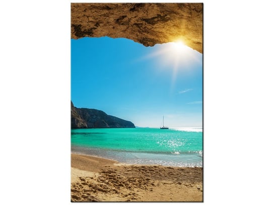 Obraz Plaża Porto Katsiki, 40x60 cm Oobrazy
