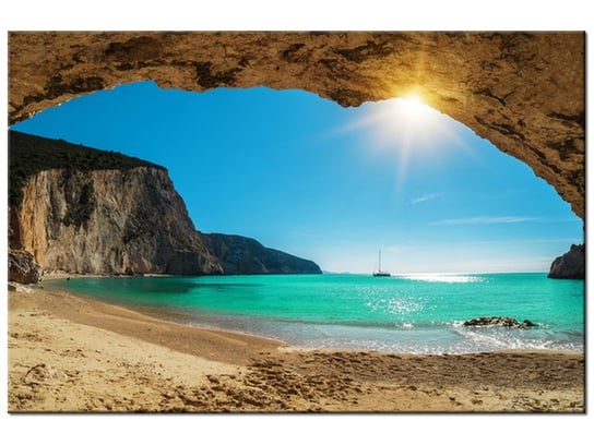 Obraz, Plaża Porto Katsiki, 60x40 cm Oobrazy