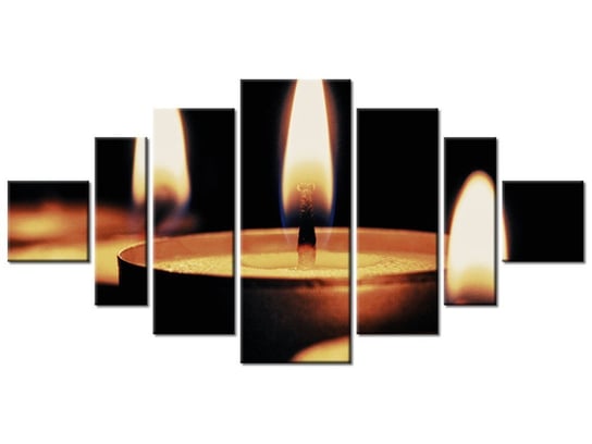 Obraz Płomyki - Tschiae, 7 elementów, 200x100 cm Oobrazy