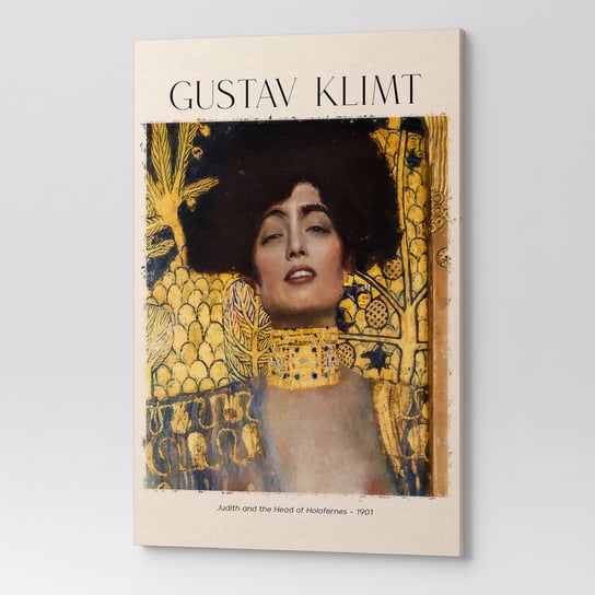 Obraz płótno Gustav Klimt JUSITH AND THE HEAD OF HOLOFERNES REP00003 30x40 Wave Print
