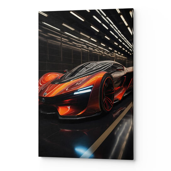Obraz płótno na ścianę do salonu sypialni AUTO WYŚCIGOWE CARS00186 30x40 Wave Print