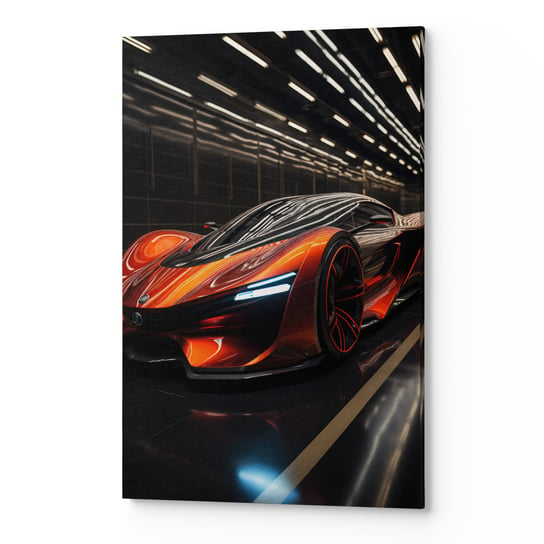 Obraz płótno na ścianę do salonu sypialni AUTO WYŚCIGOWE CARS00186 70x100 Wave Print