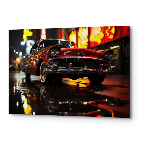 Obraz płótno na ścianę do salonu sypialni SAMOCHÓD RETRO CARS00067 50x70 Wave Print