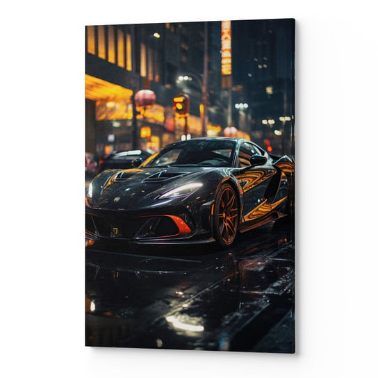 Obraz płótno na ścianę salon sypialnia SAMOCHÓD MIASTO CARS00202 50x70 Wave Print