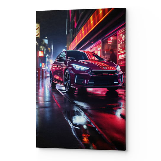 Obraz płótno na ścianę salon sypialnia SAMOCHÓD MIASTO CARS00444 60x90 Wave Print