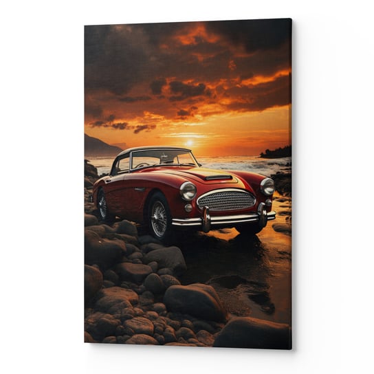 Obraz płótno na ścianę salon sypialnia SAMOCHÓD RETRO CARS00211 50x70 Wave Print