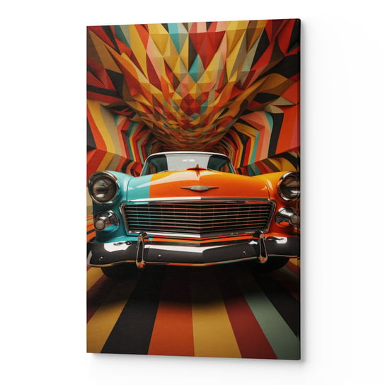 Obraz płótno na ścianę salon sypialnia SAMOCHÓD RETRO CARS00213 50x70 Wave Print