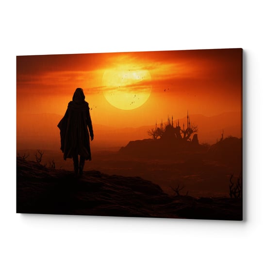 Obraz płótno na ścianę salon sypialnia Tatooine Star Wars TV00083 50x70 Wave Print