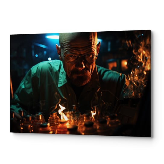 Obraz płótno ściana do salonu sypialni BBad Walter White TV00024 70x100 Wave Print