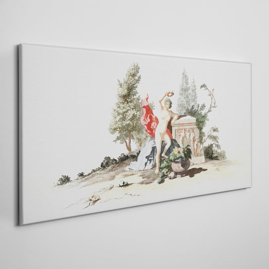 Obraz płótno Starożytność drzewa kobiety 100x50 cm Coloray