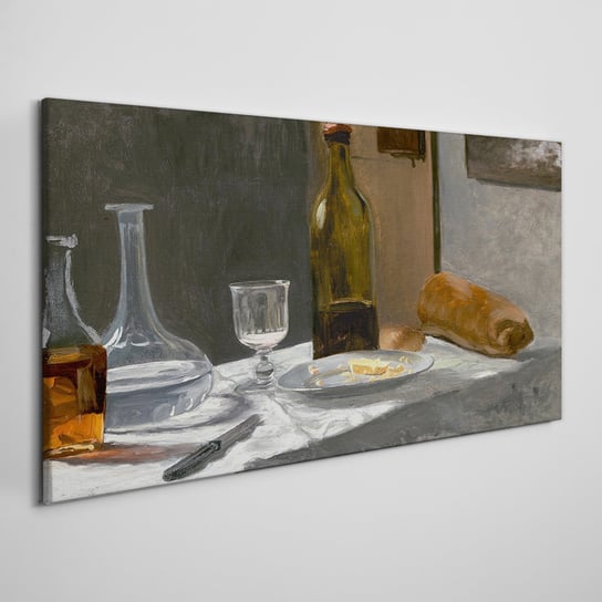 Obraz płótno Still life with bottles Monet 100x50 Coloray