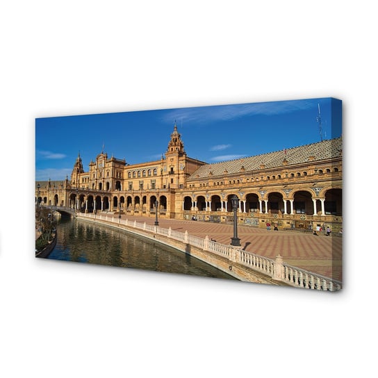 Obraz płótno TULUP Hiszpania Stary rynek miasto, 120x60 cm Tulup