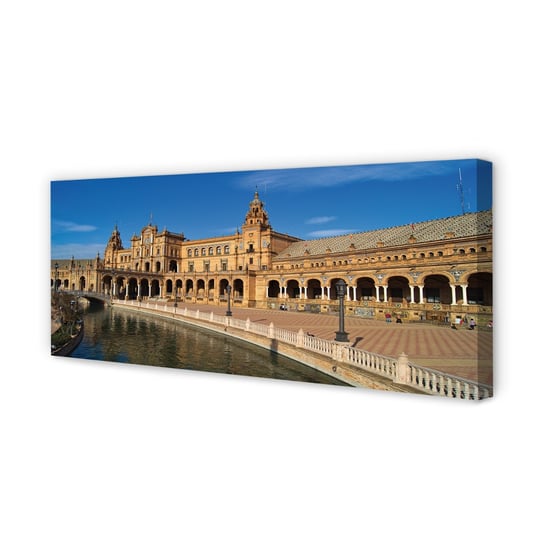 Obraz płótno TULUP Hiszpania Stary rynek miasto, 125x50 cm Tulup