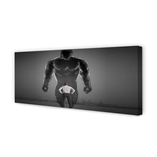 Obraz płótno TULUP na ramie Człowiek mięśnie, 125x50 cm Tulup
