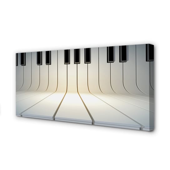 Obraz płótno TULUP na ramie Pianino klawisze, 100x50 cm cm Tulup