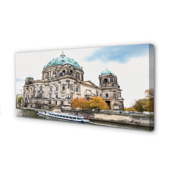 Obraz płótno TULUP Niemcy Katedra rzeka berlin, 100x50 cm cm Tulup