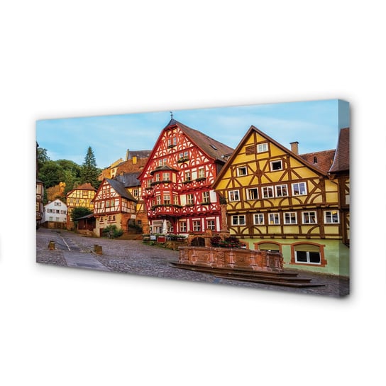 Obraz płótno TULUP Niemcy Stare miasto Bawaria, 120x60 cm Tulup