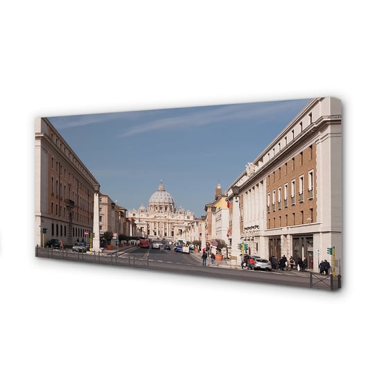 Obraz płótno TULUP Rzym Katedra budynki ulice, 100x50 cm cm Tulup