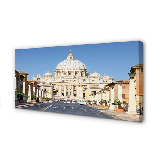 Obraz płótno TULUP Rzym Katedra ulice budynki, 100x50 cm cm Tulup