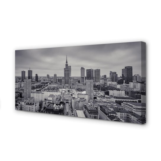 Obraz płótno TULUP Warszawa Wieżowce panorama, 120x60 cm Tulup