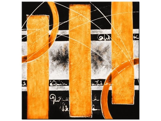 Obraz Pomarańczowa abstrakcja, 30x30 cm Oobrazy