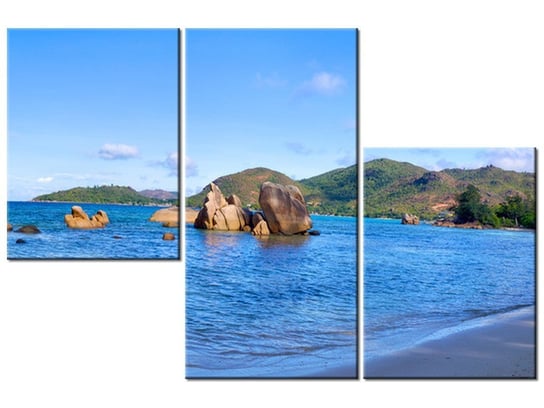 Obraz Praslin Island, 3 elementy, 90x60 cm Oobrazy