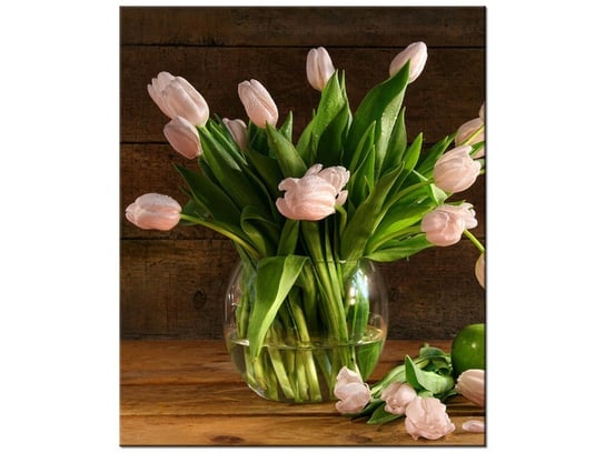 Obraz Pudrowy tulipan, 50x60 cm Oobrazy