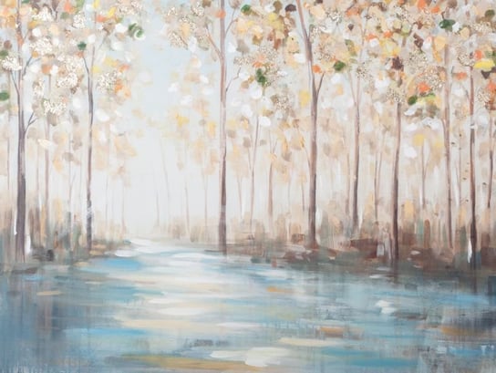 Obraz Ręcznie Malowany Jesienny Pejzaż Forest 60X80 Eurofirany