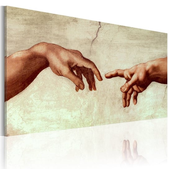 Obraz ręcznie malowany: Stworzenie Adama, 120x60 cm zakup.se