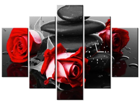 Obraz, Roses and spa, 5 elementów, 150x105 cm Oobrazy