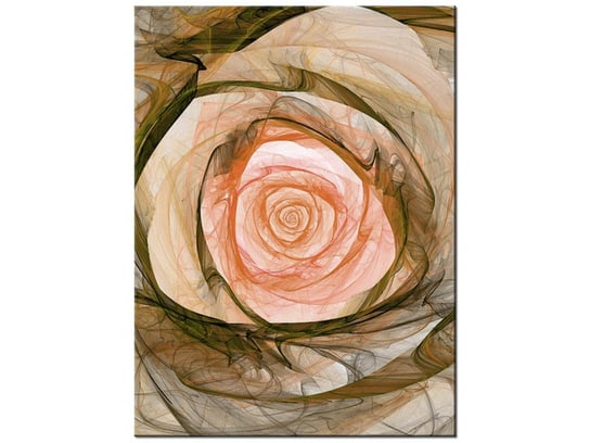Obraz Róża fraktalowa, 30x40 cm Oobrazy