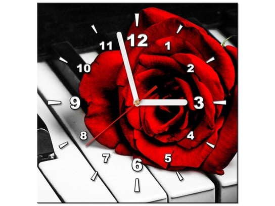 Obraz, Róża na fortepianie, 1 element, 30x30 cm Oobrazy