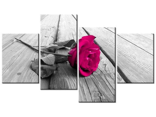 Obraz Róża na moście, 4 elementy, 120x70 cm Oobrazy