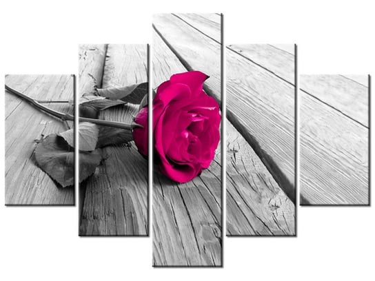 Obraz Róża na moście, 5 elementów, 150x105 cm Oobrazy