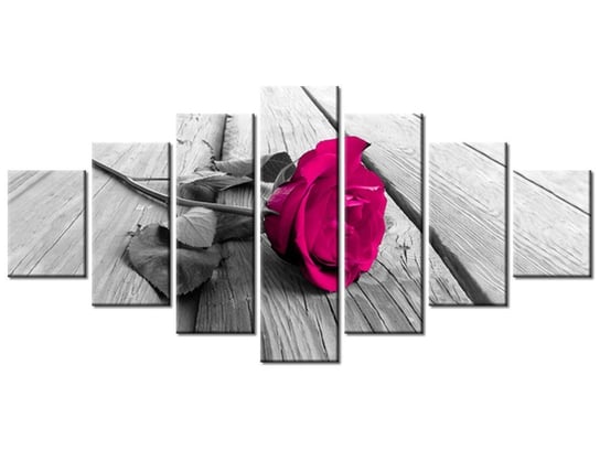 Obraz Róża na moście, 7 elementów, 210x100 cm Oobrazy