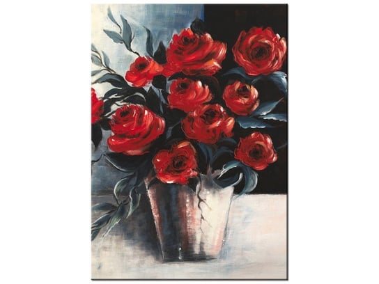 Obraz Róże w wazonie, 50x70 cm Oobrazy