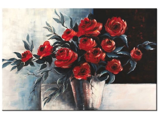 Obraz Róże w wazonie, 90x60 cm Oobrazy