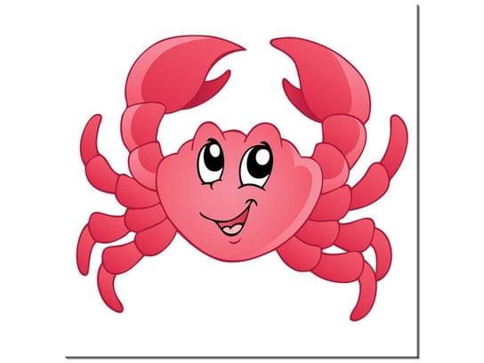 Obraz Różowy krab, 30x30 cm Oobrazy