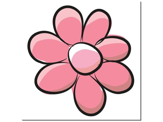 Obraz Różowy kwiatek, 30x30 cm Oobrazy